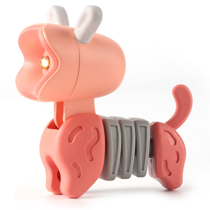 Cute mini desk lamp, ins desktop creative decorative item, student dormitory bedroom bedside sleeping dog night light Item Picture