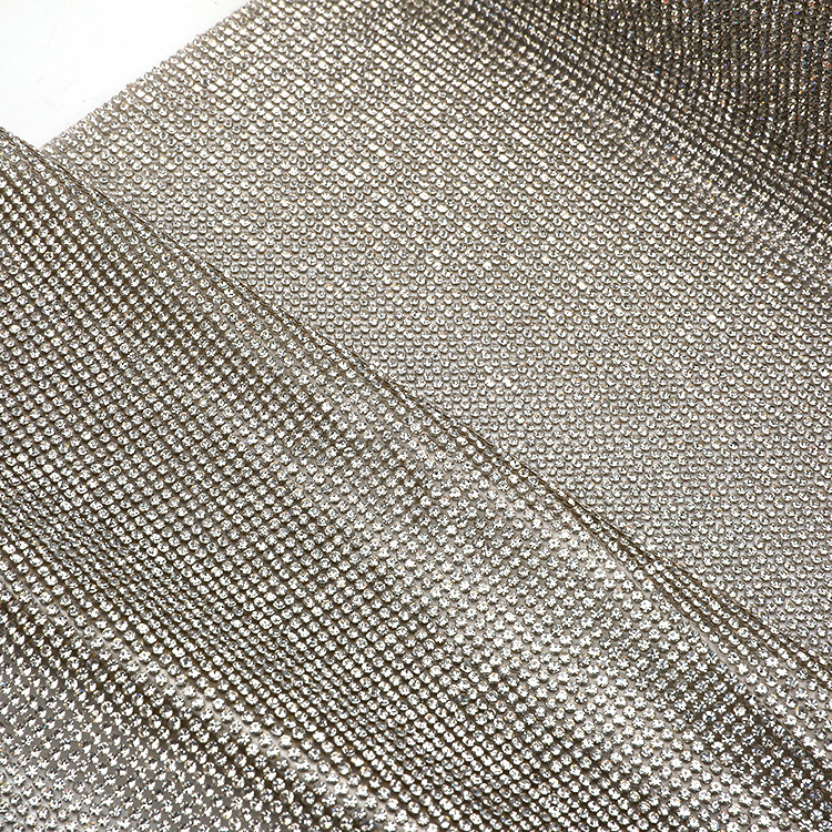 Diamond Set T-Shirt Sleeve Mesh Drill With Elastic Long Fishing Net Drill Accessories Multi-Colored Fabric Clothing Accessories Specification drawing
