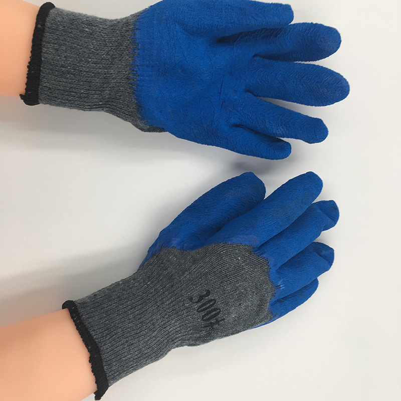 防护通用作业手套防滑耐磨手套彩棉劳保工作手套厂家直供批发