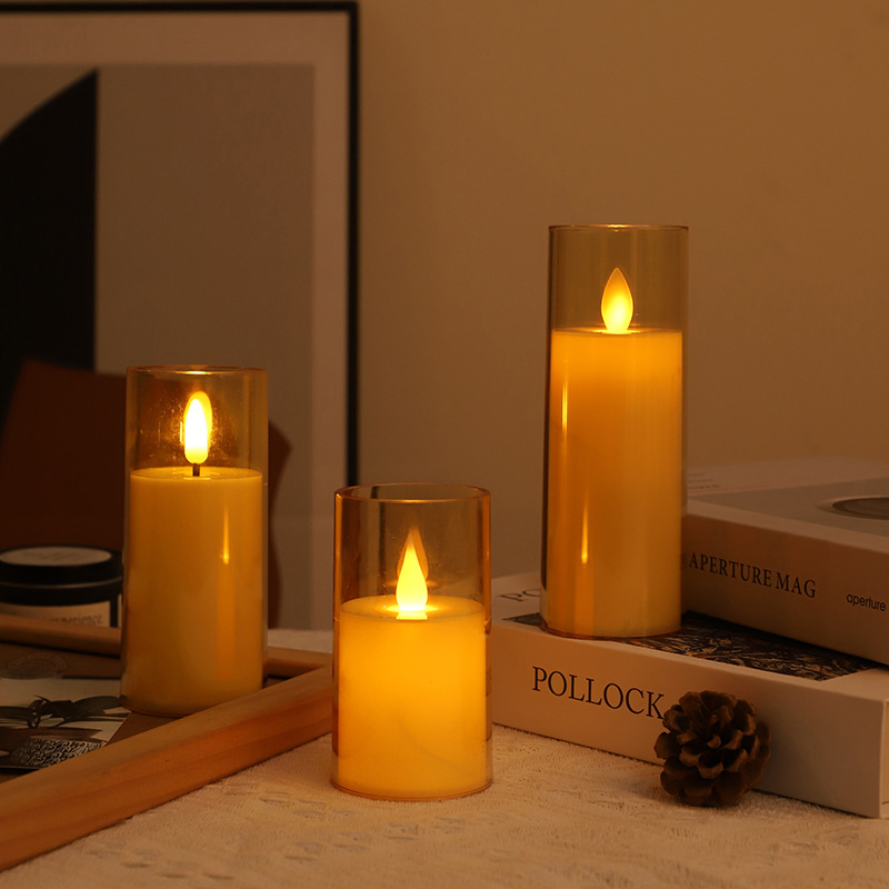 Led Electronic Candle Light Simulation Candle Decoration Western Restaurant Wedding Decoration Decoration Romantic Confession Direct Sales
