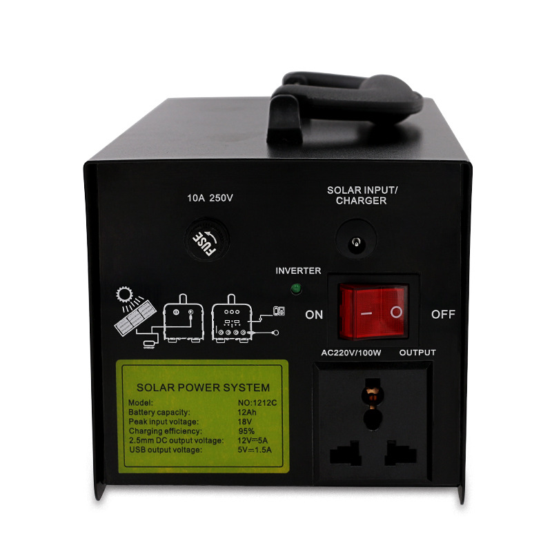 Outdoor portable backup outdoor power supply solar emergency lighting power system equipment EP-1212C Application Scenario