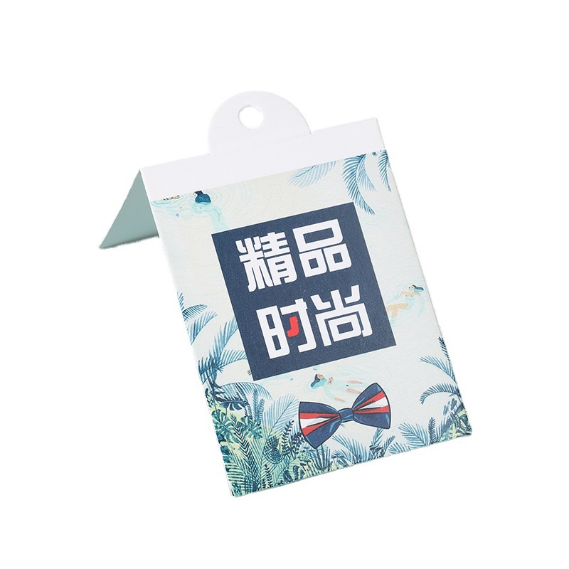 Spot Clothing Tag Card Printing Logo Sock Tag Women's Clothing White Card Tag Factory Wholesale Item Picture