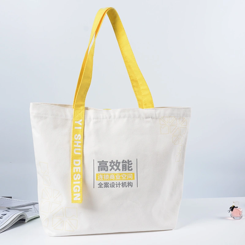 Canvas Bag Custom Printing Logo Canvas Bag Custom Shoulder Training Class Cotton Bag Tote Bag Shopping Bag Wholesale