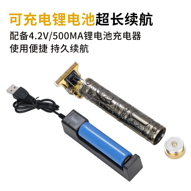 Wholesale of cross-border mini engraved hair clippers with sharp small blades, portable hair clippers, household set clippers Application Scenario