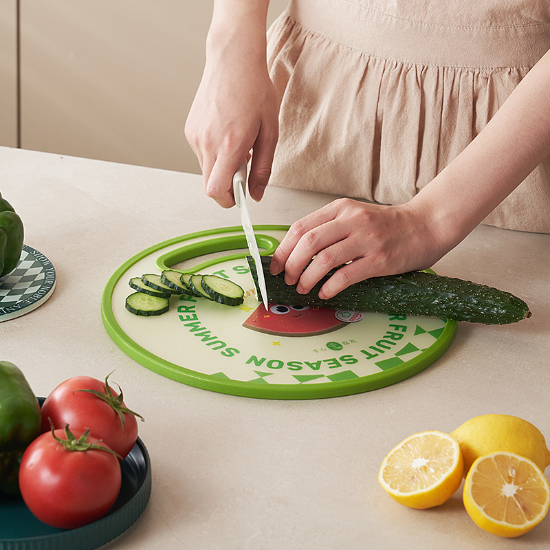 物选定制卡通儿童辅食水果切菜板食品级案板厨房野餐双面砧板菜板详情图3