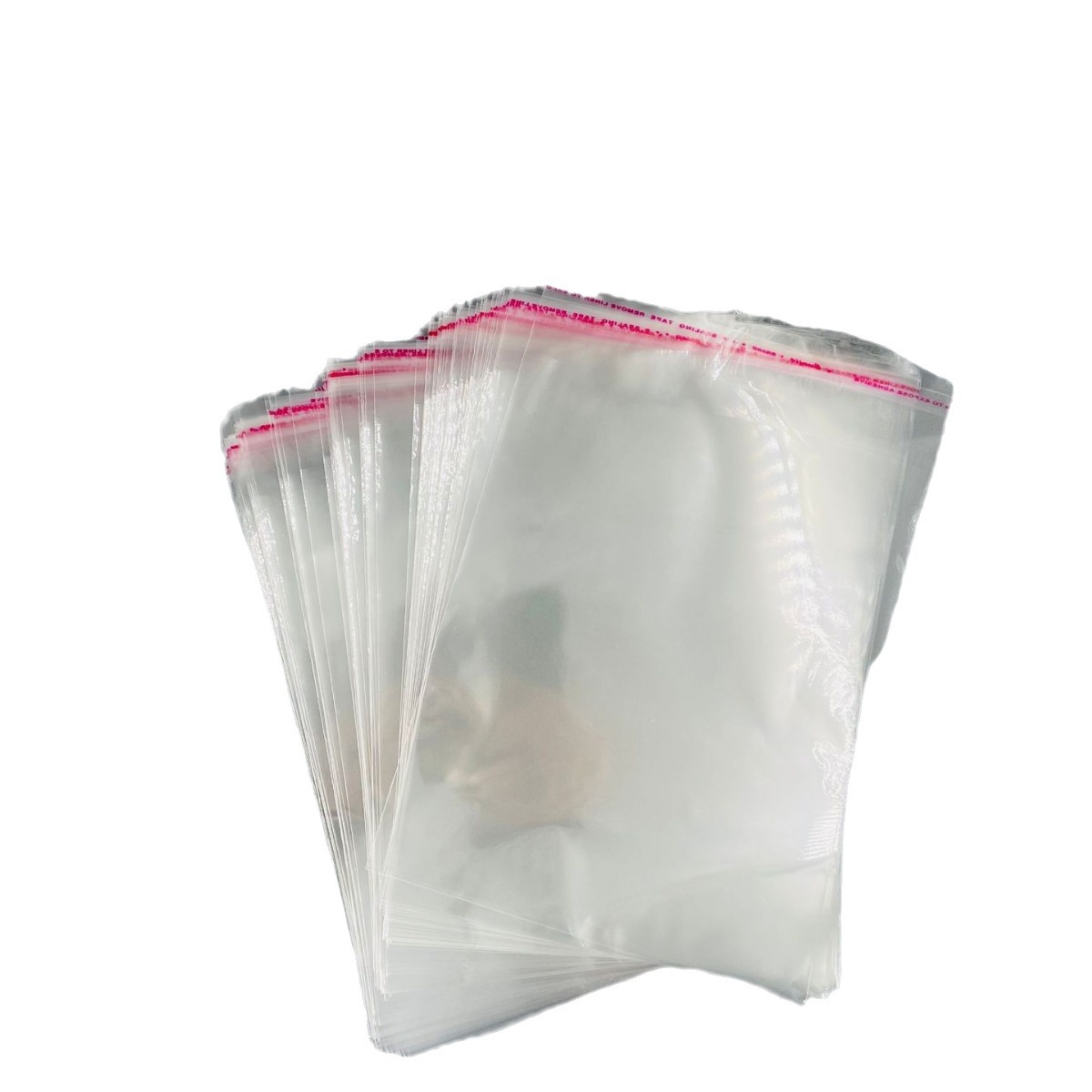 Wholesale of opp bags, transparent self-adhesive bags, plastic packaging bags, self-adhesive bags with widths ranging from 3cm to 4cm, and self-sealing bags Item Picture