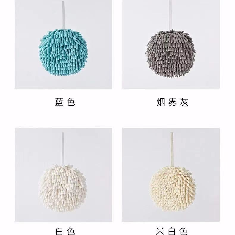 The Manufacturer Directly Provides Absorbent Quick Drying Universal Creative Chenille Hand Towel Towel Bathroom Hanging Cute Hand Towel Specification drawing