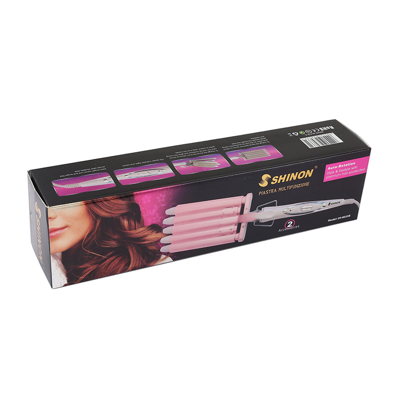 New lazy hair perming curling iron, egg roll, water ripple curling iron, constant-temperature ceramic curling iron wholesale Item Picture