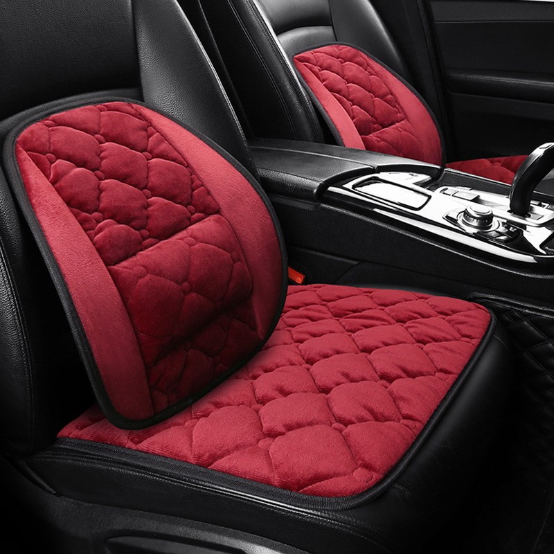 Car Winter Cushion Car General Single-Piece Thickened Cushion Wool Cushion Car Waist Back New details Picture