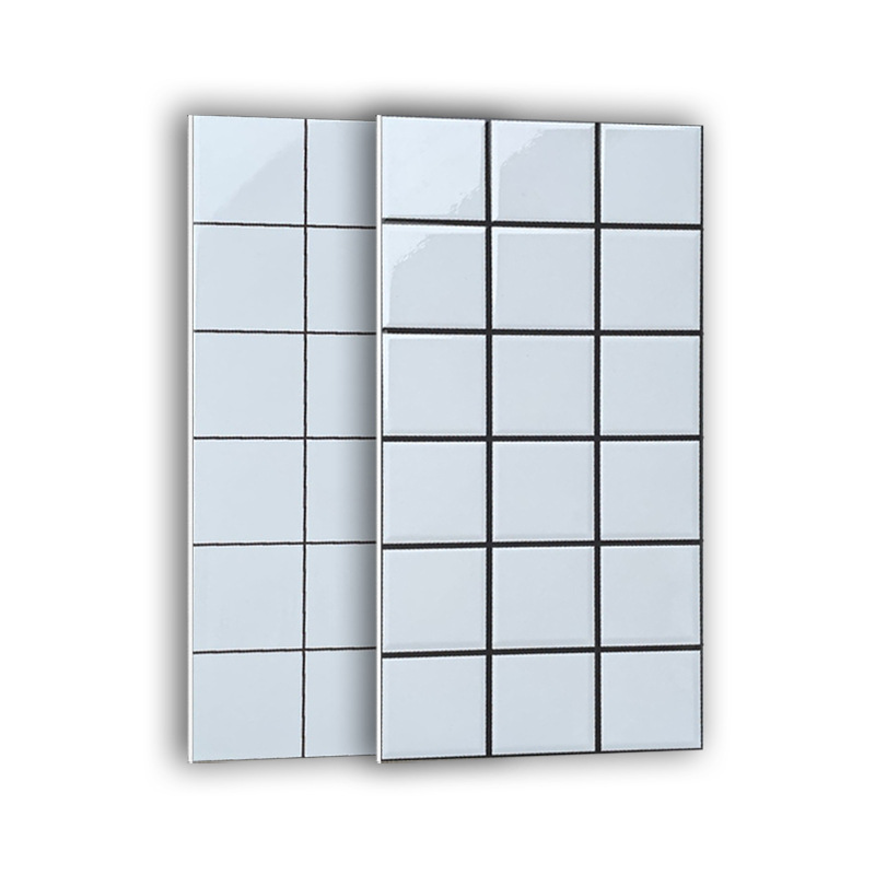 Nordic-style white checkered tiles 300x600, kitchen and dining room bread bricks, small white bricks, toilet and bathroom interior wall tiles Item Picture