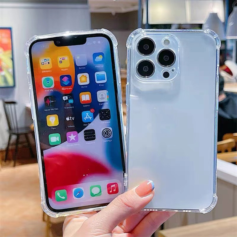 Apple 12 All-Inclusive 14Promax Transparent 12 Drop Resistant Xr Solid Color Iphone8p/7 Apple 13 Phone Case details Picture