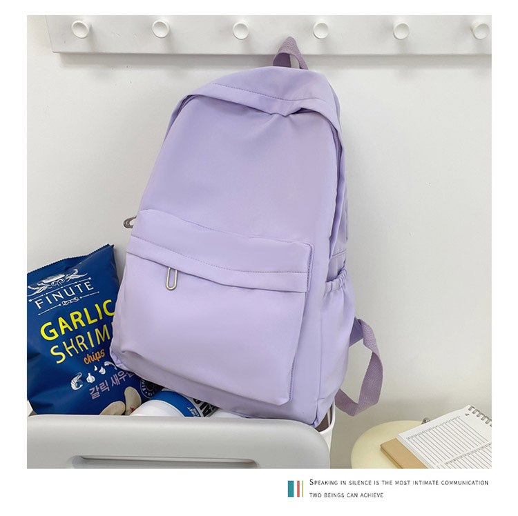 书包女日系初中生大容量学院风背包简约休闲户外双肩包高中书包女详情35