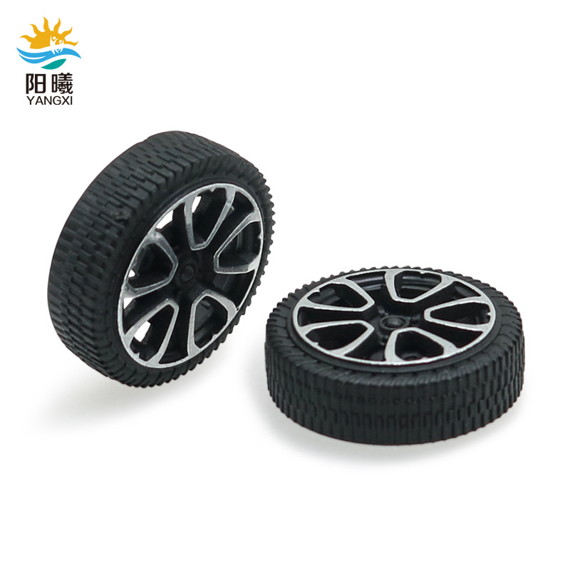 30mm fancy wheel toy car wheels, 2mm hole shaft tires, tech small creations, fun assembly parts Application Scenario