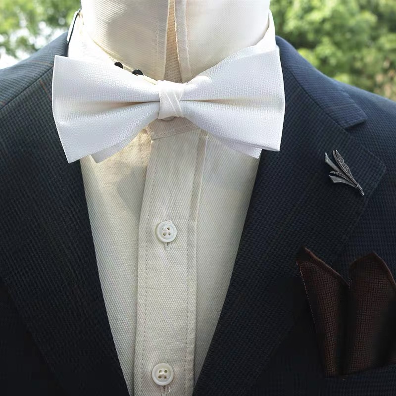 复古休闲男士领结结婚新郎韩版正装休闲女蝴蝶结拍照舞台咖色绿色详情5