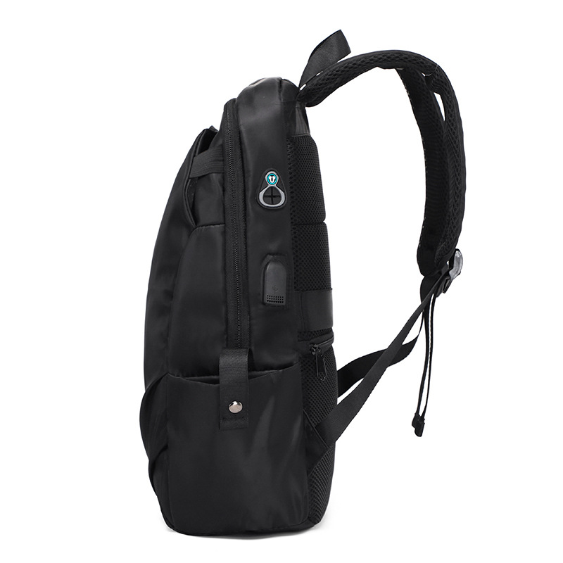 Cross-border business backpacks, men's backpacks, multi-functional computer bags with LOGO printing, outdoor travel bags, student schoolbags details Picture