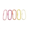 100 pieces of diy jewelry accessories in stock, including colored bead chains, metal chains, round bead chains, lacquered pearl chains, keychain chains, etc Item Picture