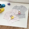 22 New baby and toddler T-shirt, short-sleeved baby summer wear, cartoon dinosaur, cool and fashionable, easy to match, trendy top Application Scenario
