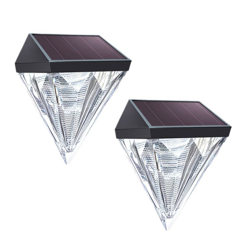 Amazon Foreign Trade Solar Small Wall Light Garden Balcony Steps Terrace Wall Decoration Wash Wall Atmosphere Wall Light Item Picture