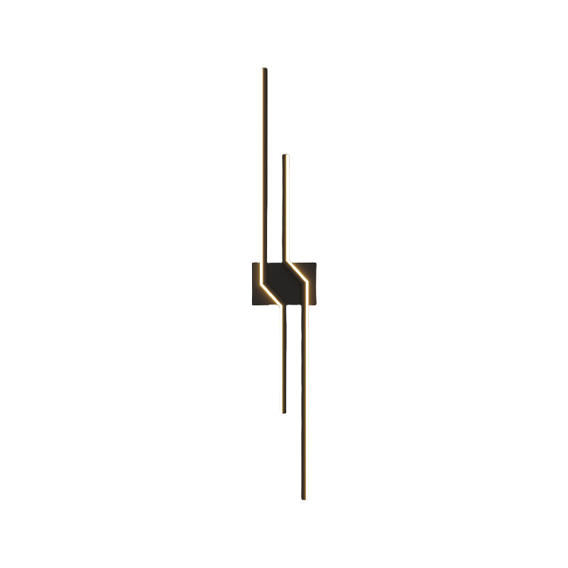 Creative and personalized long led wall lamps, bedroom bedside lamps, simple and modern living room grille TV background wall lamps Item Picture