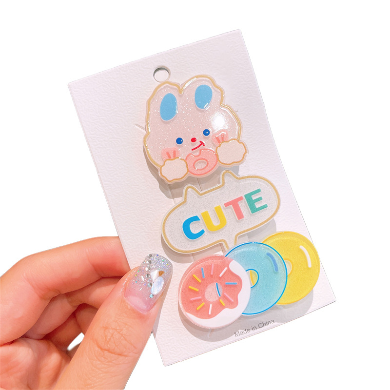 Cute Cartoon Children's Hair Clip Women's Net Red Hair Card Girl Bangs Clip Hair Accessories Baby Clip 2022 New Model Item Picture