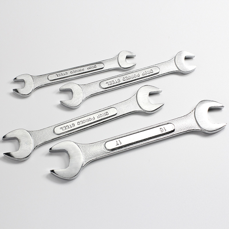 Manufacturers Wholesale Sales Of High Carbon Steel Ribbed Open Wrench Fixed Wrench Double-Ended Wrench Application Scenario
