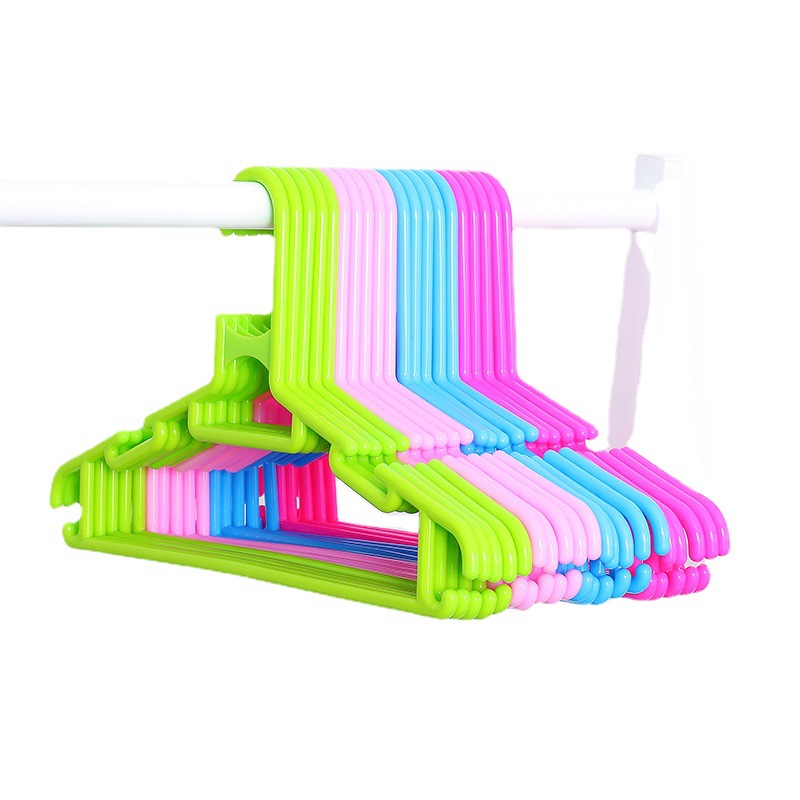 衣架/植绒衣架/衣架加厚/不锈钢衣架/衣服架白底实物图