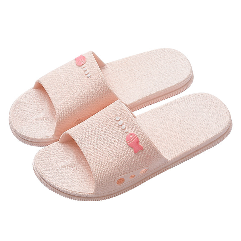 New Wholesale Home Slippers Female Home Non-Slip Soft Bottom Bathroom Hotel Couple Cute Slippers Male Bath Item Picture