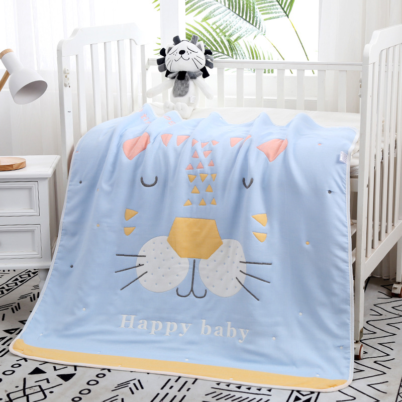 Ten Layers Of Gauze Baby Bath Towel Thickened Autumn And Winter Cute Rabbit Newborn Baby Blanket Towel Is Wholesale Factory Specification drawing