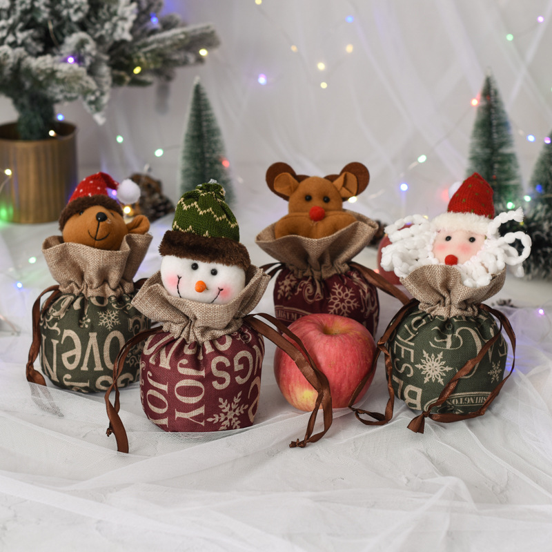 Christmas Decorations Christmas Gift Bag Christmas Candy Bag Christmas Fruit Bag Christmas Apple Bag Christmas Tote Bag Application Scenario