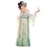 National Trend Girls' Hanfu 2025 Summer New Children's ancient costume, ethereal high-end blouse and skirt, Little girl Tang dress, daily dress Item Picture