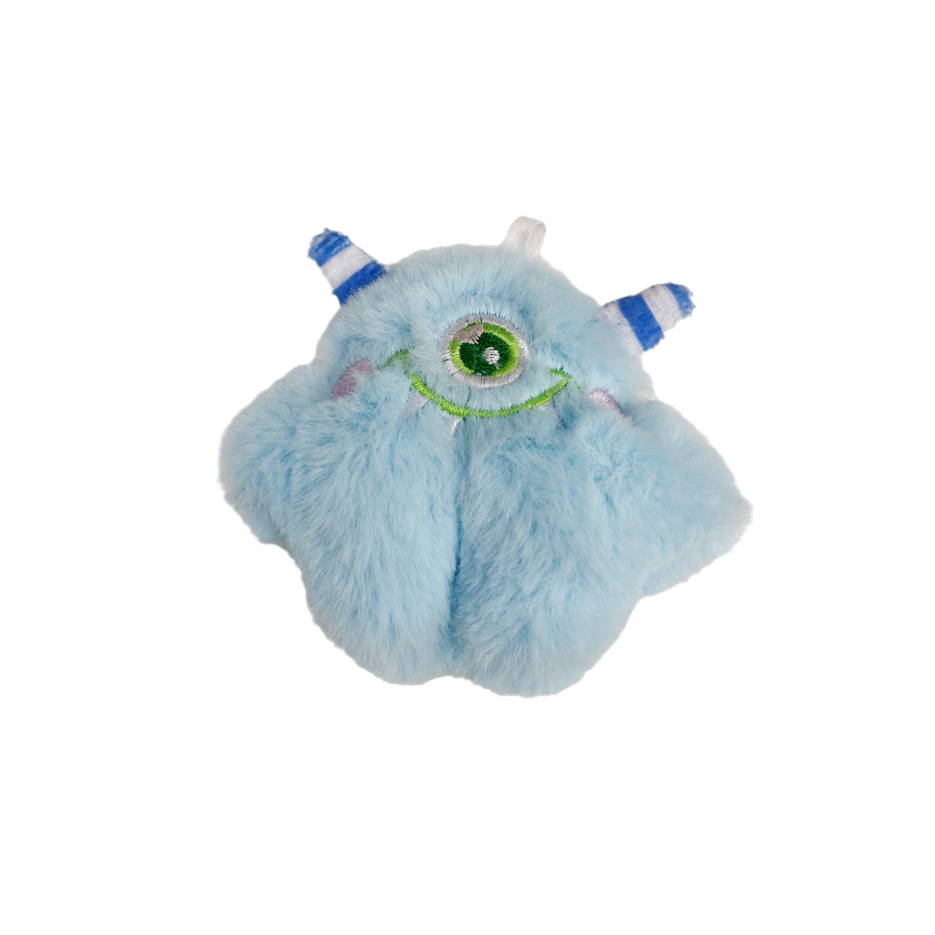 Plush Snow Monster Accessories Diy Cyclops Big Mouth Monster Key Pendant Mobile Phone Diy Accessories Materials Item Picture