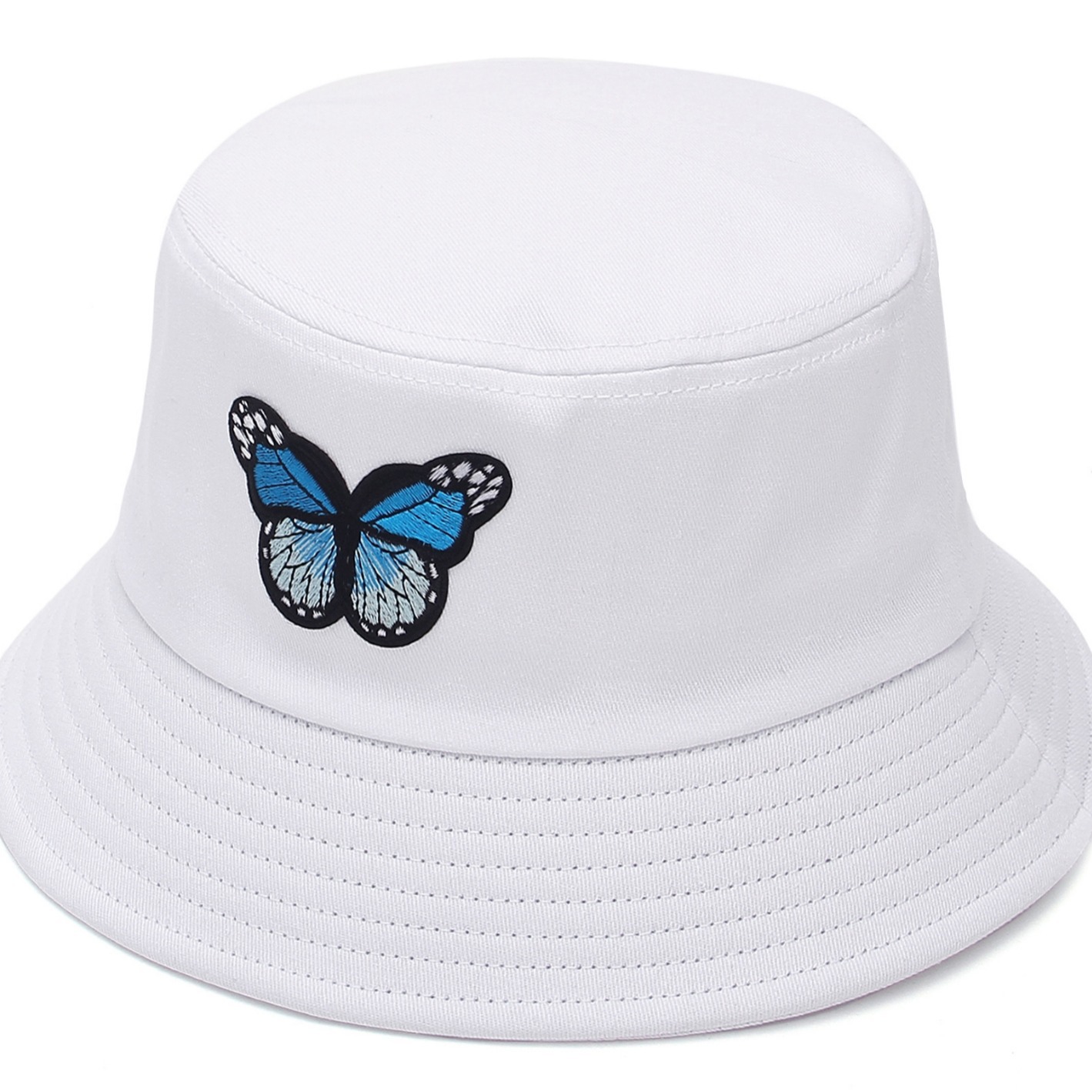 Cross-Border Trend Sunshade Hat Fashion Print Double Face Wear Personality All Cotton Fisherman Hat Basin Hat Spot Wholesale details Picture