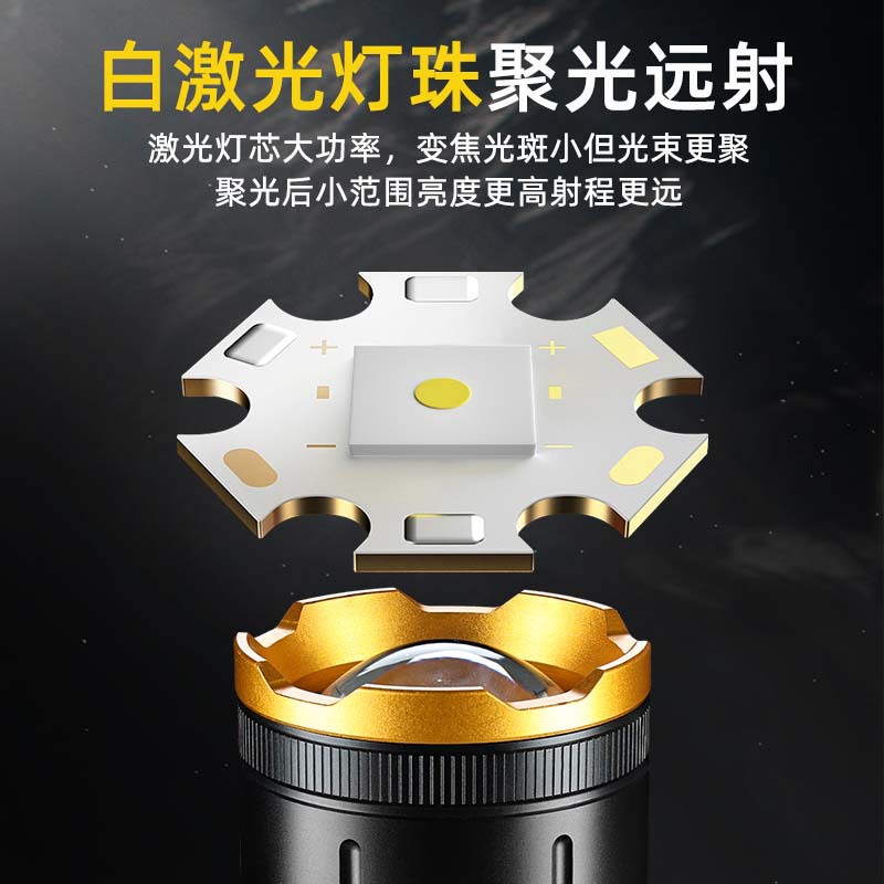 手电筒/强光手电筒/手电/手压电筒/电棒产品图