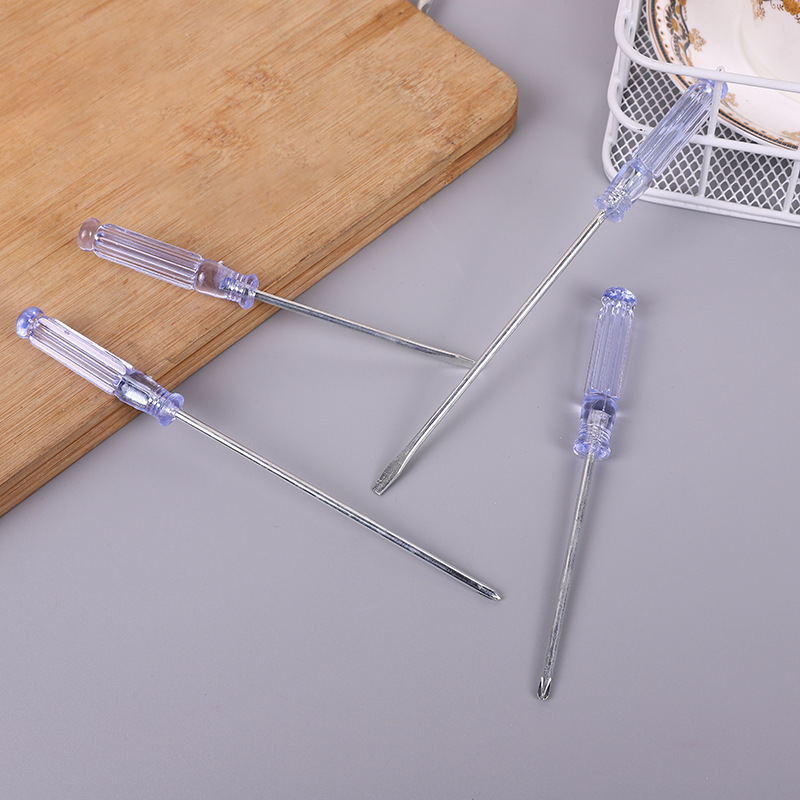 Factory direct sales of small crystal screwdrivers, wholesale of one-head cross-head screwdriver sets, hardware two-yuan store Application Scenario