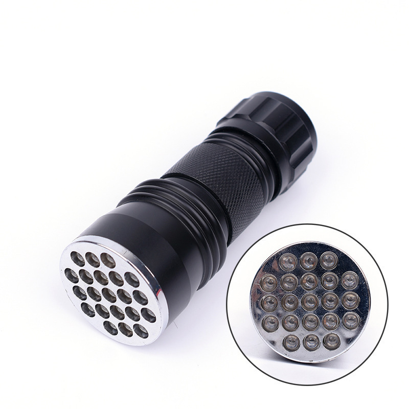 New factory direct sales 21 lamp head led high-brightness ultraviolet lamp, detection lamp, battery fluorescent detection lamp, wholesale in stock