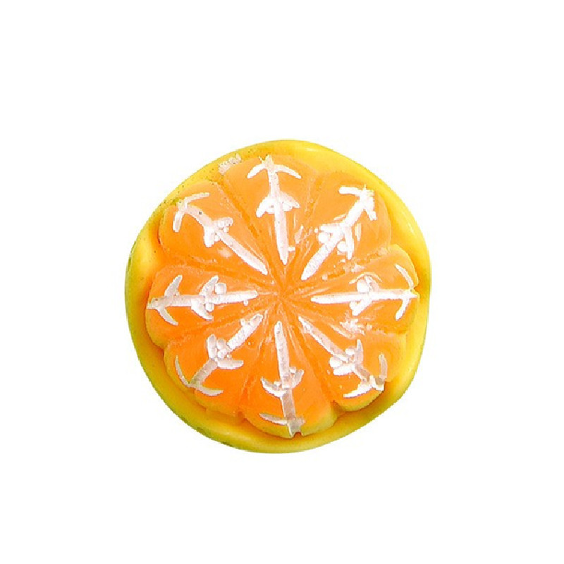 Cartoon simulation fruit, orange resin small accessories, diy material kits, phone cases, fridge magnets, food and toys wholesale Item Picture