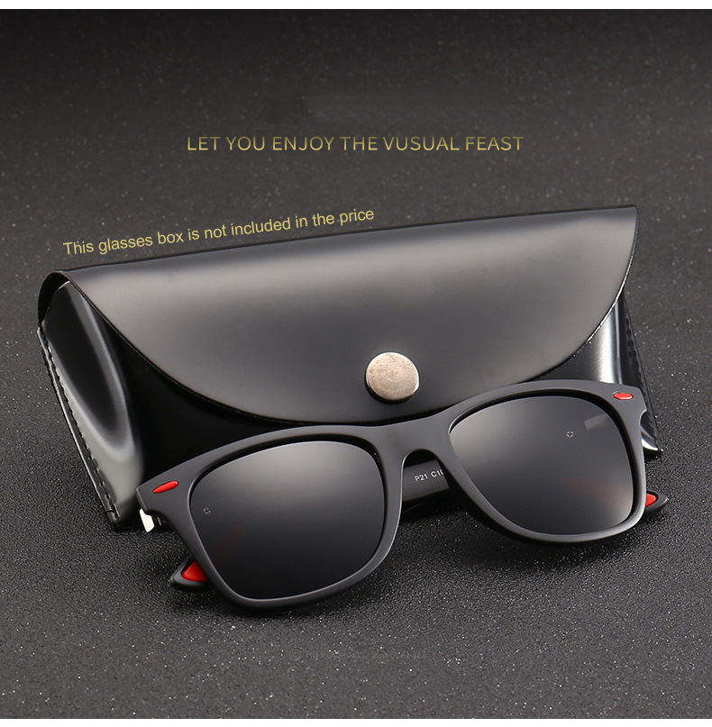 Classic casual sports sunglasses for men from Europe and America, fashionable and individual, with rice studs, driving, fishing and outdoor sunglasses