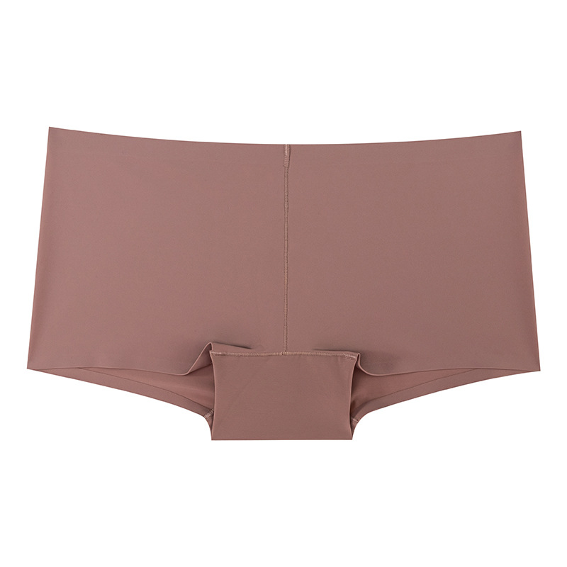 Plus-Size Fat Mm Mid-Waist Anti-Slip Underwear Women's Ice Silk Seamless Women's Safety Pants Tummy Closed Boxer Leggings Cross-Border Item Picture