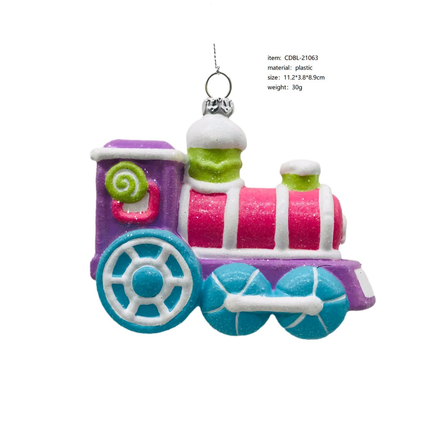 圣诞小火车圣诞装饰 批发礼物圣诞树挂件吊饰批发train orn.