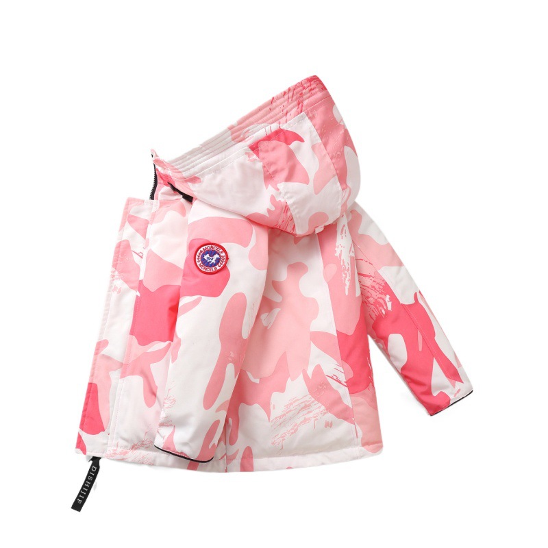 The new winter clothing style of Da Ge children's down jackets, thick down coats for boys and girls, group-buying and wholesale boom through wechat business Item Picture