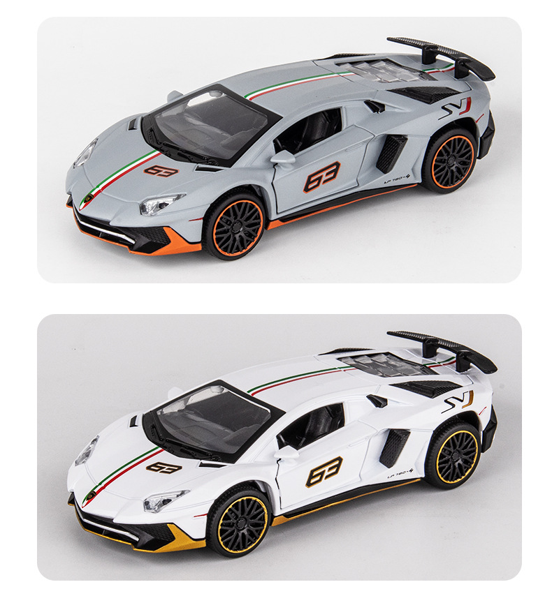 1；32兰博LP780合金车模型仿真跑车赛车男孩儿童玩具收藏摆件批发详情12