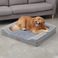 狗窝冬季保暖中大型犬沙发床可拆洗金毛拉布拉多垫子网红糯米同款图