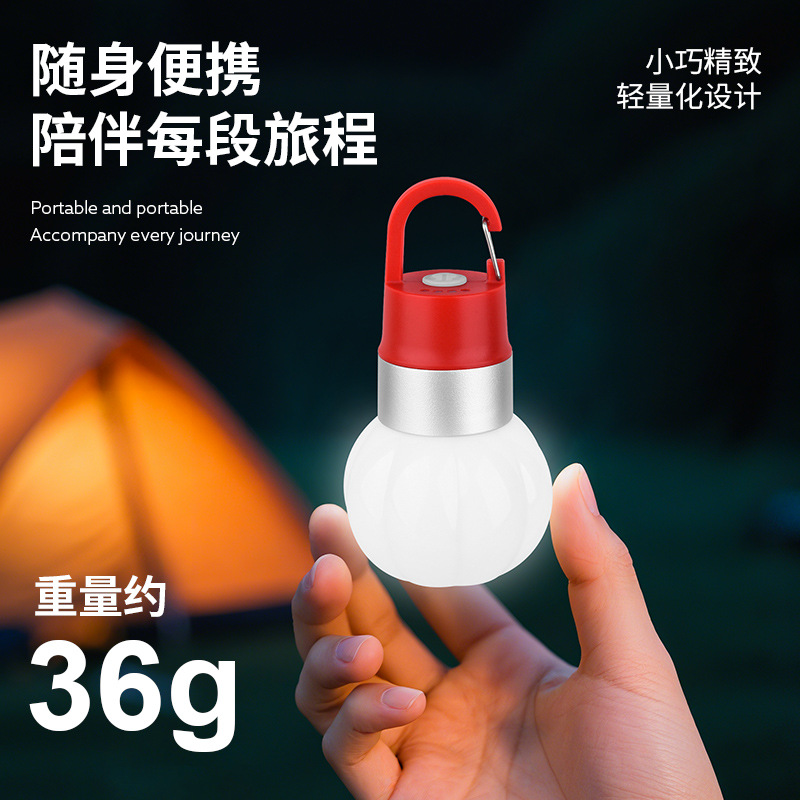户外便捷式防身新款创意露营徒步露营灯悬挂灯聚光水瓶灯手电筒 Application Scenario