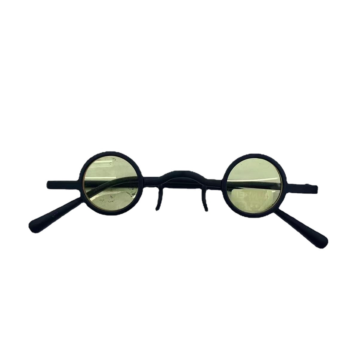 Super small European and American retro funny prince glasses, small frame round sunglasses for men and women, personalized and versatile trendy sunglasses Item Picture