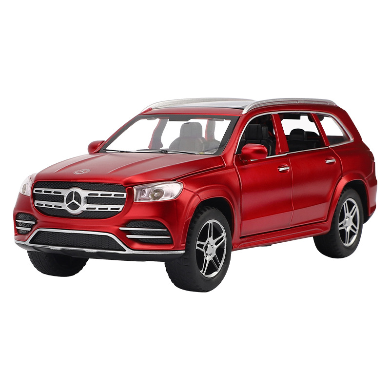 New Mercedes-Benz GLS children's simulation multi-door sound and light Rebound off-road car model collection gift Item Picture