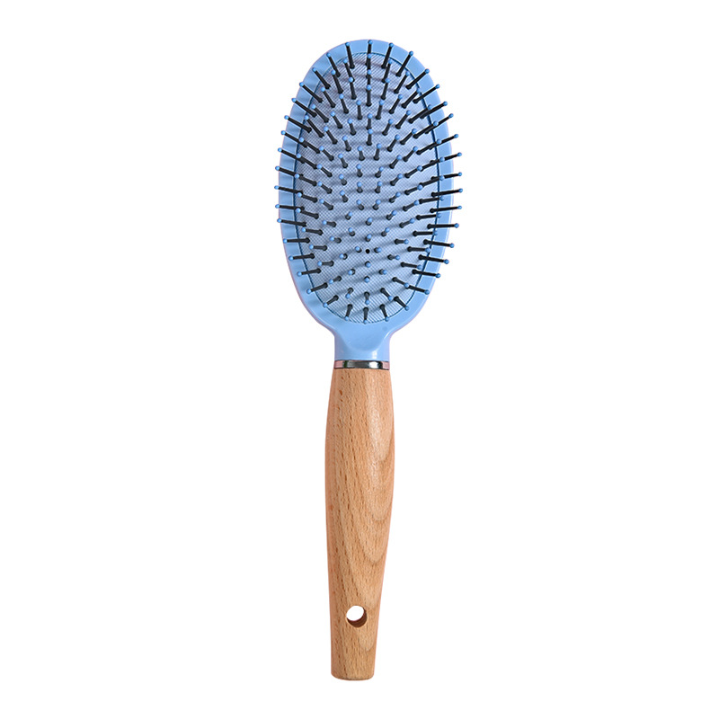 The new macaron-colored hair comb, a portable dry and wet dual-purpose hair styling tool, is available in multiple colors and supports wholesale Item Picture