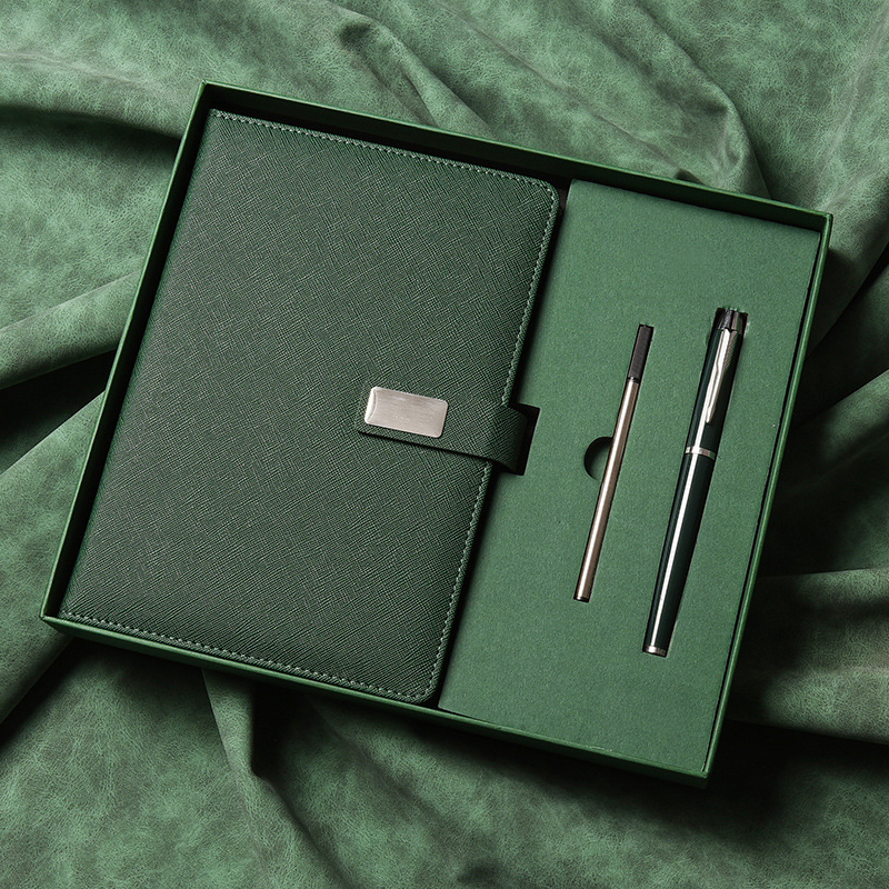 Cross-border Business notebook gift box set, thickened a5 notebook, meeting record book, gift k Application Scenario