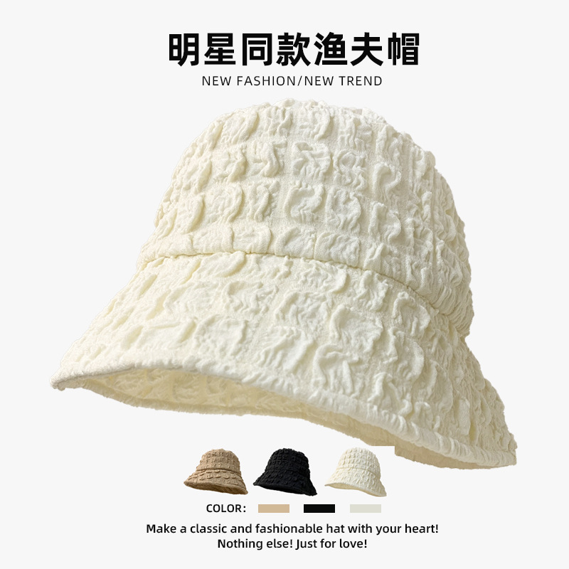 2023 Spring Summer Korean Version Of All Dome Sun Hat Breathable Sunscreen Fisherman Hat Outdoor Sports Women's Hat Wholesale