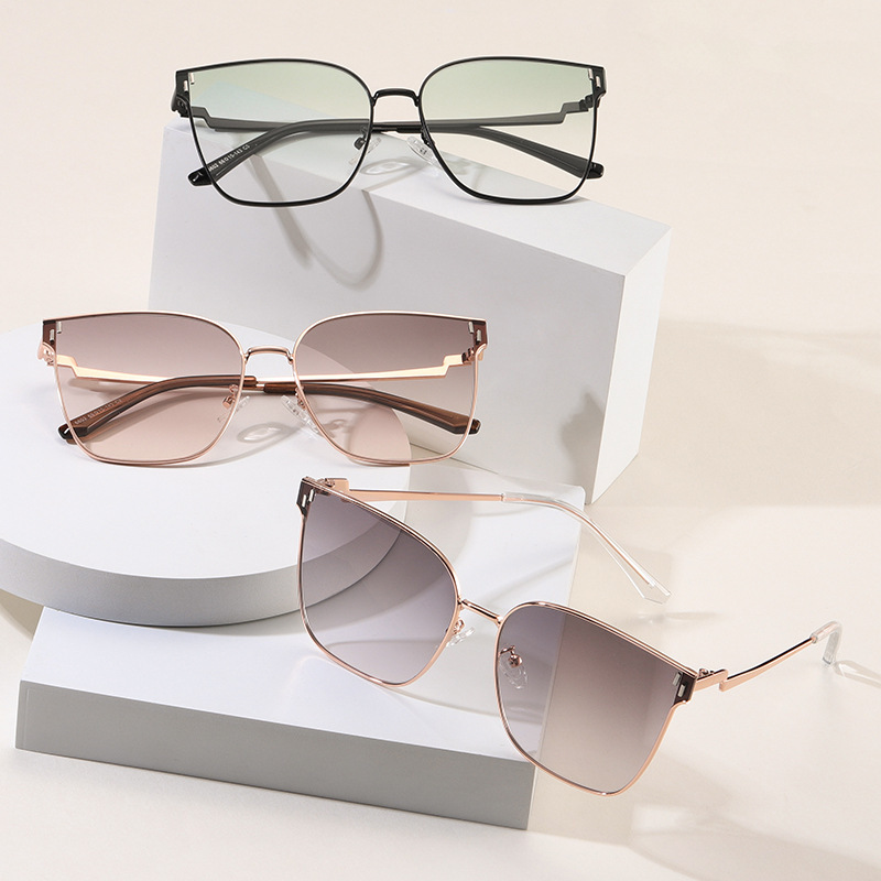 新款高清太阳镜米钉尼龙镜片男女款防紫外线时尚墨镜抖音直播6602