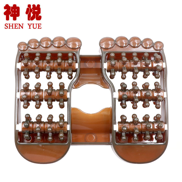 367厂家直销足部滚轮塑料按摩器足底按摩脚底按摩器地摊庙会家用